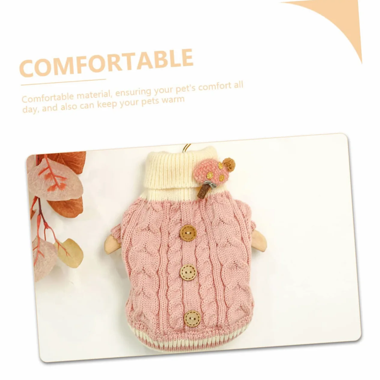 BESPORTBLE 5pezzi Maglione per Cani e Gatti Abbigliamento Caldo per Autunno e Inverno Maglione Carino con Disegni Cartoon Comfort e Stile per Tuo Animale Domestico
