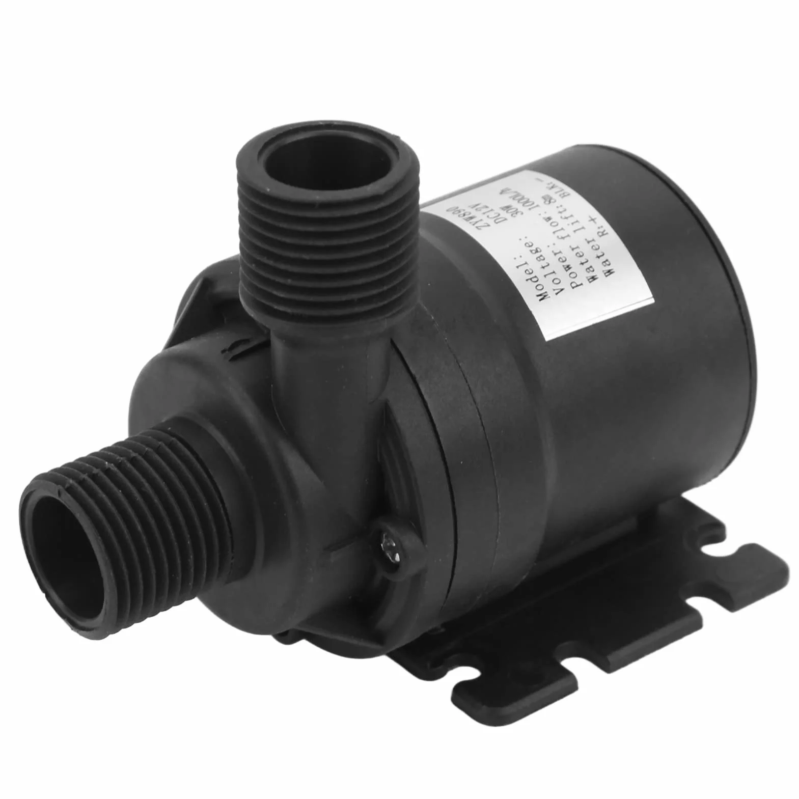 Pompa Idraulica Sommergibile, 1000L/H 8M High Lift DC 12V 30W Pompa Centrifuga Pompa Acqua Senza Spazzole a Basso Rumore, Pompa dell'Acqua per Fontana Staccabile Impermeabile IP68