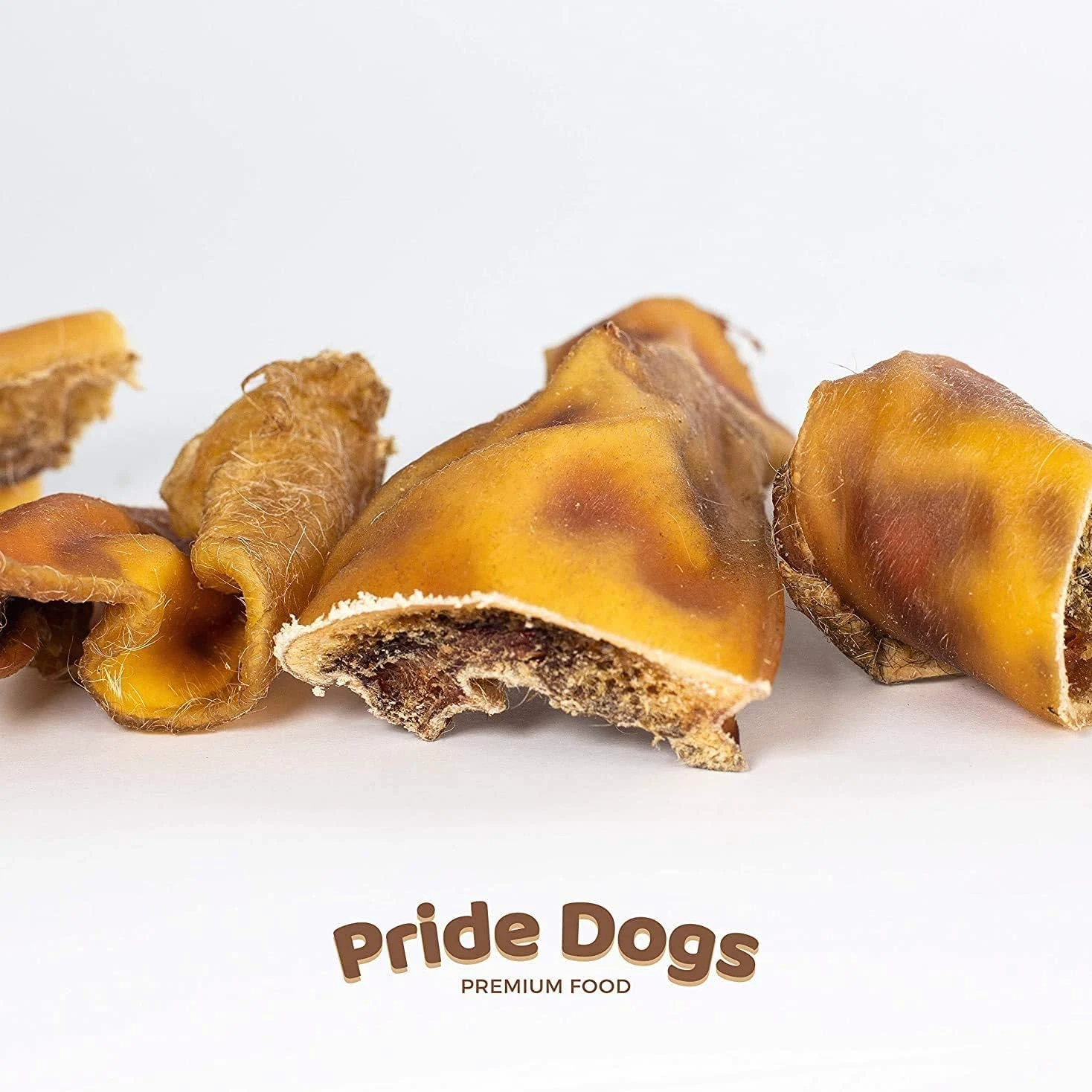 PrideDogs - Cuoio capelluto di bovini piccolo, 8-15 cm, 1 kg, per cani