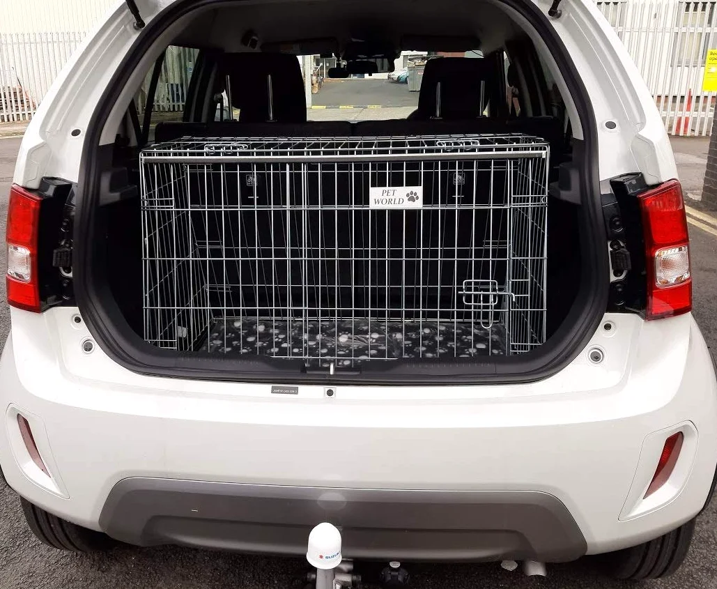 PET WORLD Suzuki Ignis Dog Puppy Pet inclinato trasporto di addestramento di viaggio auto cassa, gabbia,