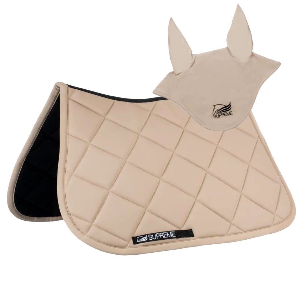 Equivalence Kit Sottosella da Salto con Cuffietta, Tessuto Tecnico, BEIGE