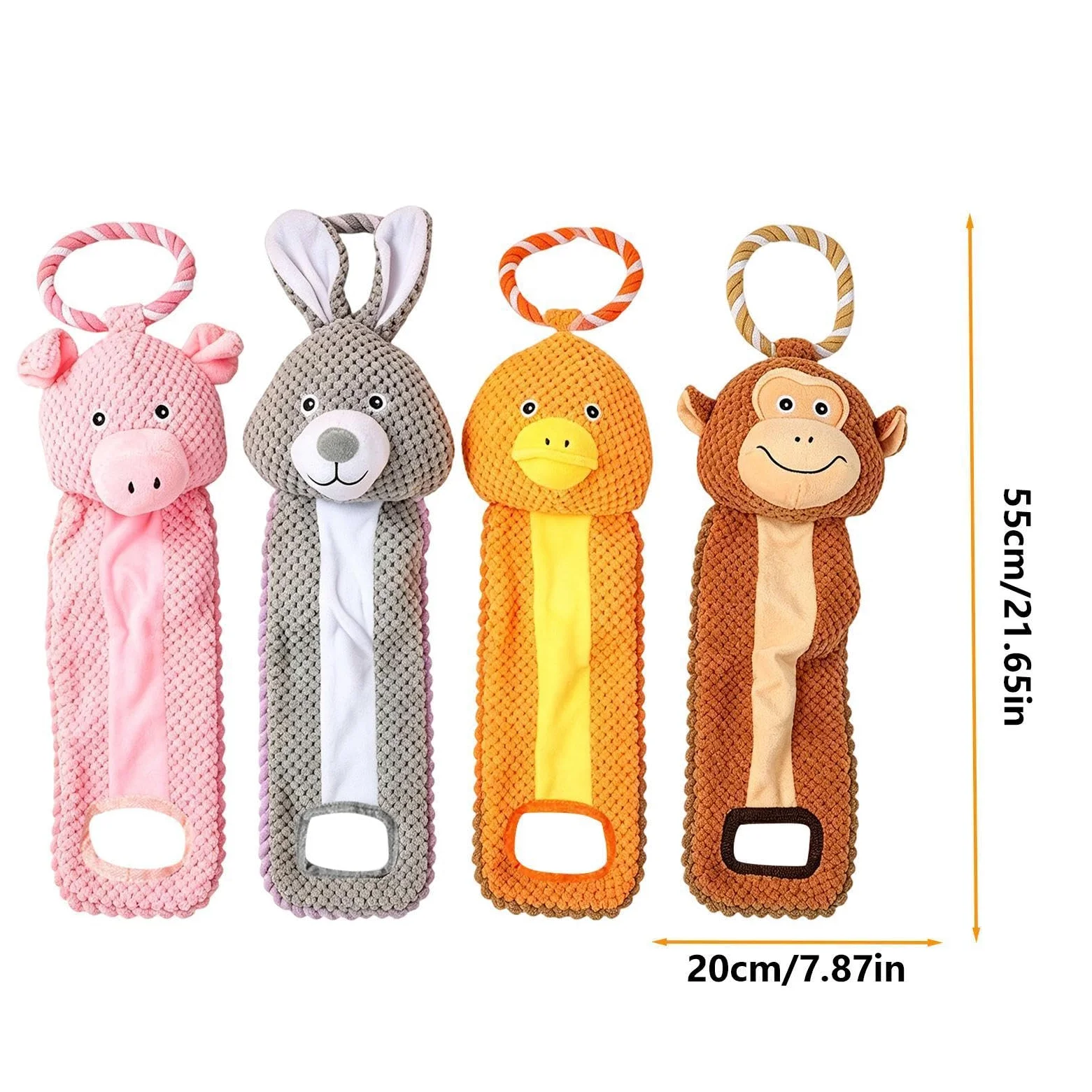 Giocattoli masticabili per cuccioli in fase della dentizione Interattivo | Giocattoli di masticazione robusti in peluche imbottito per cuccioli Per addestrame