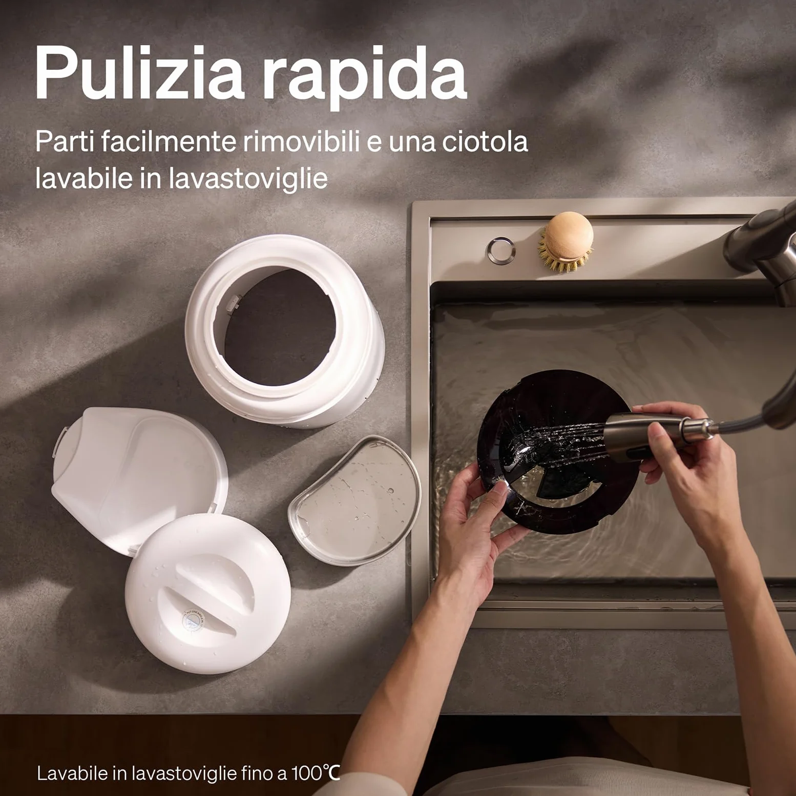 PETLIBRO Mangiatoia Automatica per Gatti da 5 Litri con APP - Mangiatoia per Cani WiFi 5G e 2.4G Sensore Cibo Basso e Blocco