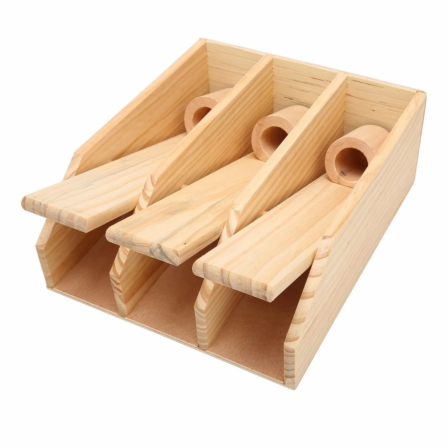 Tbest Puzzle per Cani, Giocattoli per Foraggiamento - Dispenser Interattivo in Legno per Cani e Gatti, Giocattolo per Addestramento Alla Stimolazione Mentale con Design Sicuro per Piccoli Animali
