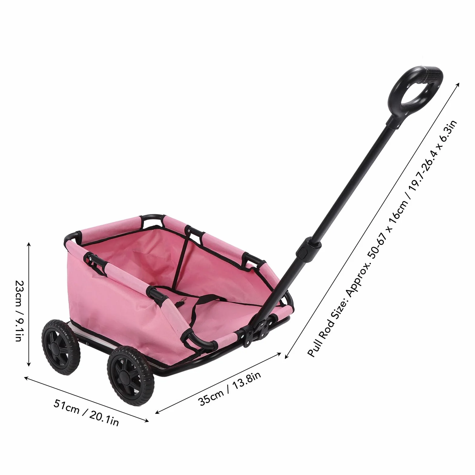 Passeggino per Cani Fino a 12,9 Kg per Cani di Piccola Taglia, Passeggino per Cani con 4 Ruote, Passeggino per Animali Pieghevole, Passeggino per Gatti, Box per Cani, Passeggino