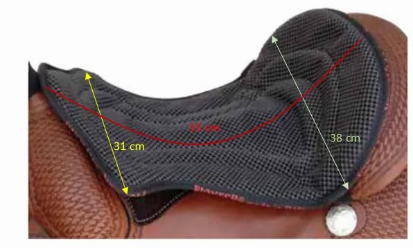 PIONEER Copriseggio Western in Neoprene Traspirante per Sella Cavallo - Comfort e Protezione per Equitazione Western