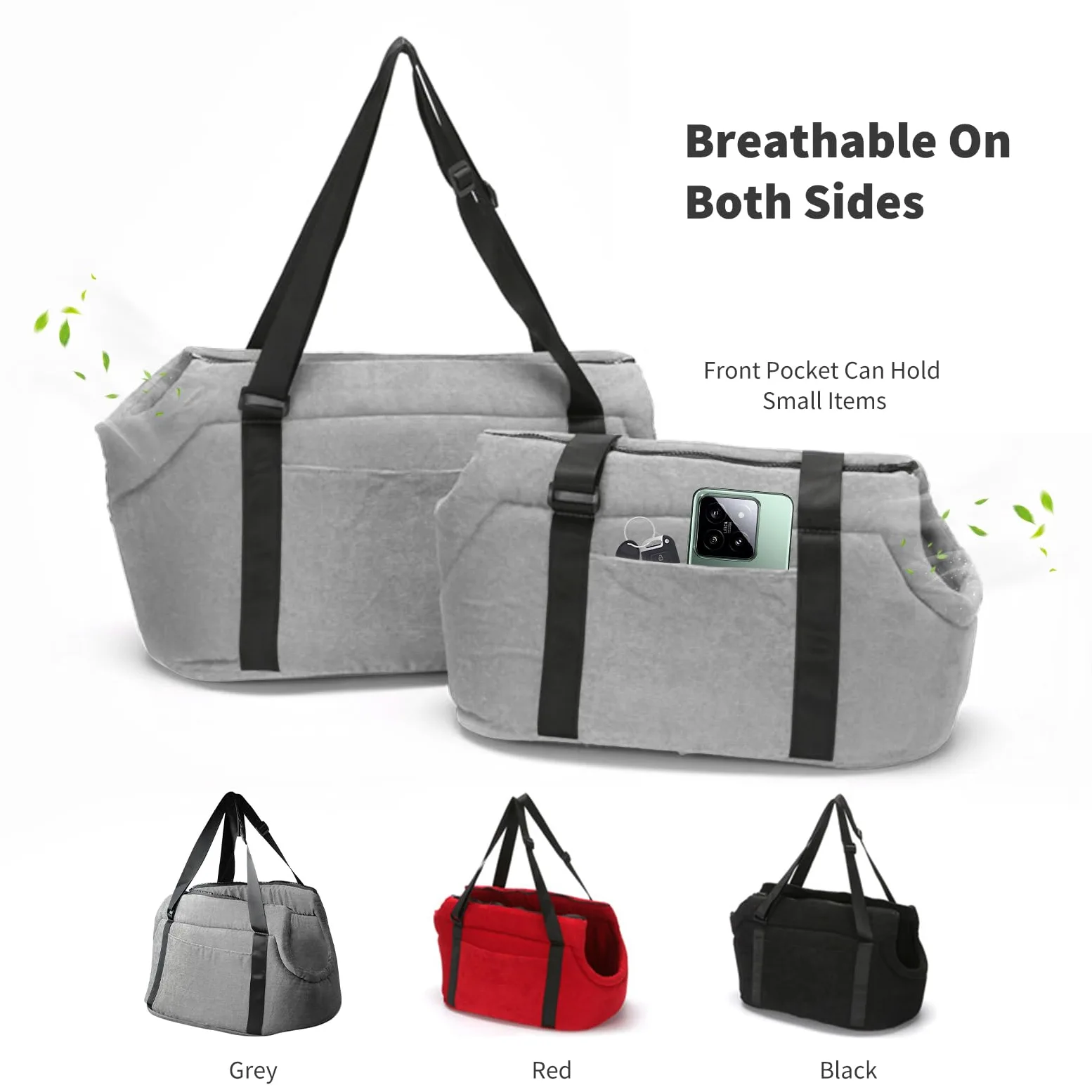 PETCUTE Trasportino Cane e Gatti Borsa per Cane Borsa da Trasporto per Cani traspirante Borsa da Viaggio per Animali Domestici