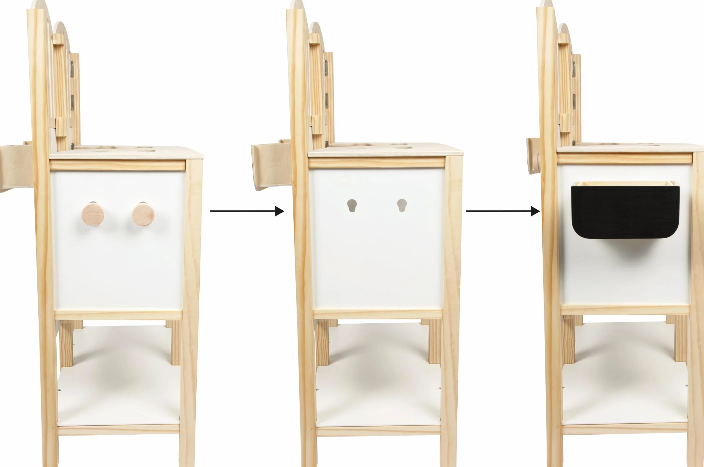small foot Stalla per cavallucci, box in legno per due cavallucci, per bambini dai 3 anni, 12795