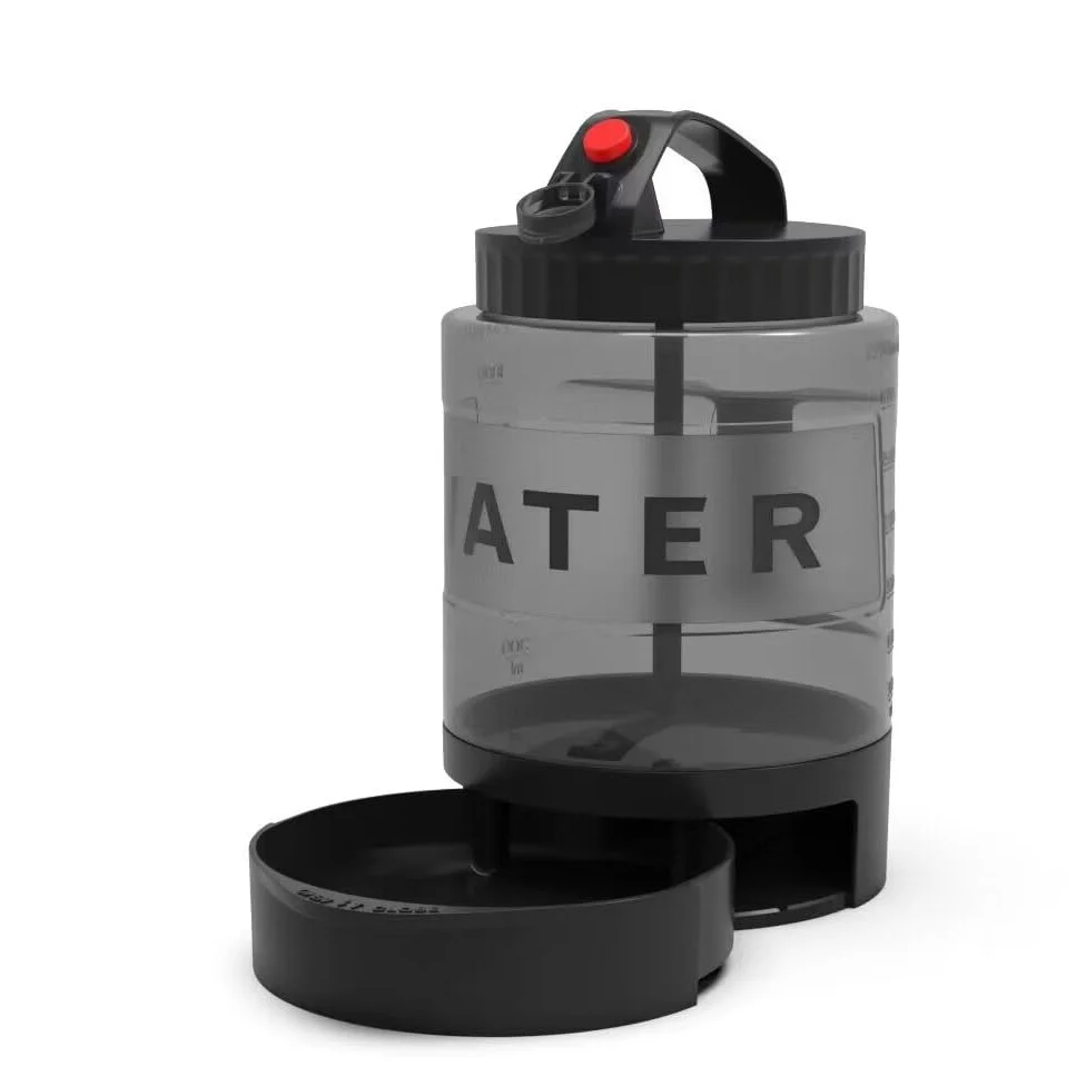 Borraccia per Cani da 77 Once, Distributore d'acqua Portatile per Cani, Bottiglia d'acqua da Viaggio con Design a Prova di Perdite e Ciotola Incorporata, Ideale per Viaggi, Escursionismo,