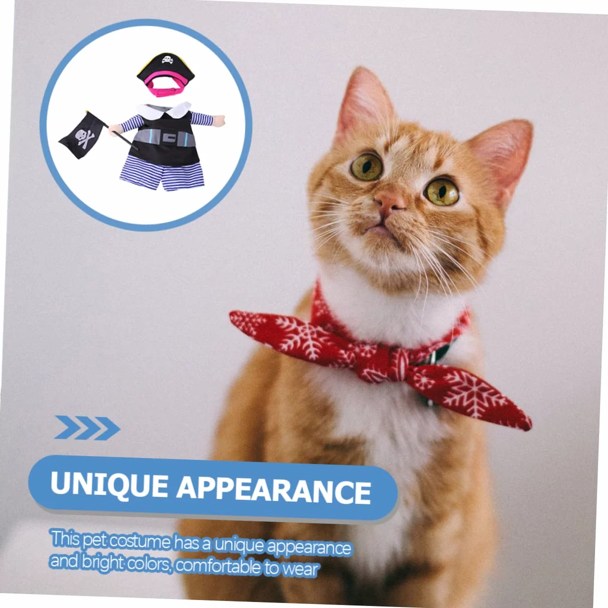 BESPORTBLE 5 Set Pet Costume Di Trasformazione Piccolo Cane Pigiama Costumi Del Cane Vestiti Del Gattino Bel Cappello Gatto Divertente Gatto Costumi Da Pirata Interessante Cappello