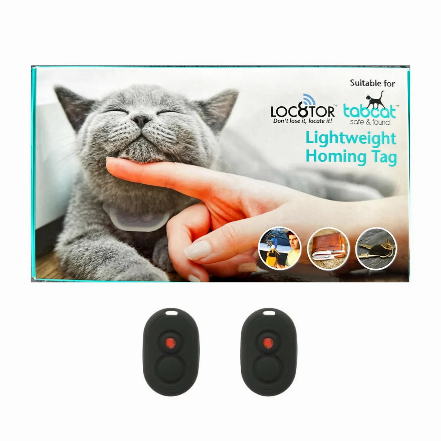 Homing Tag v2 per Loc8tor TabCat Pet Collar Locator v2 (2 pezzi)
