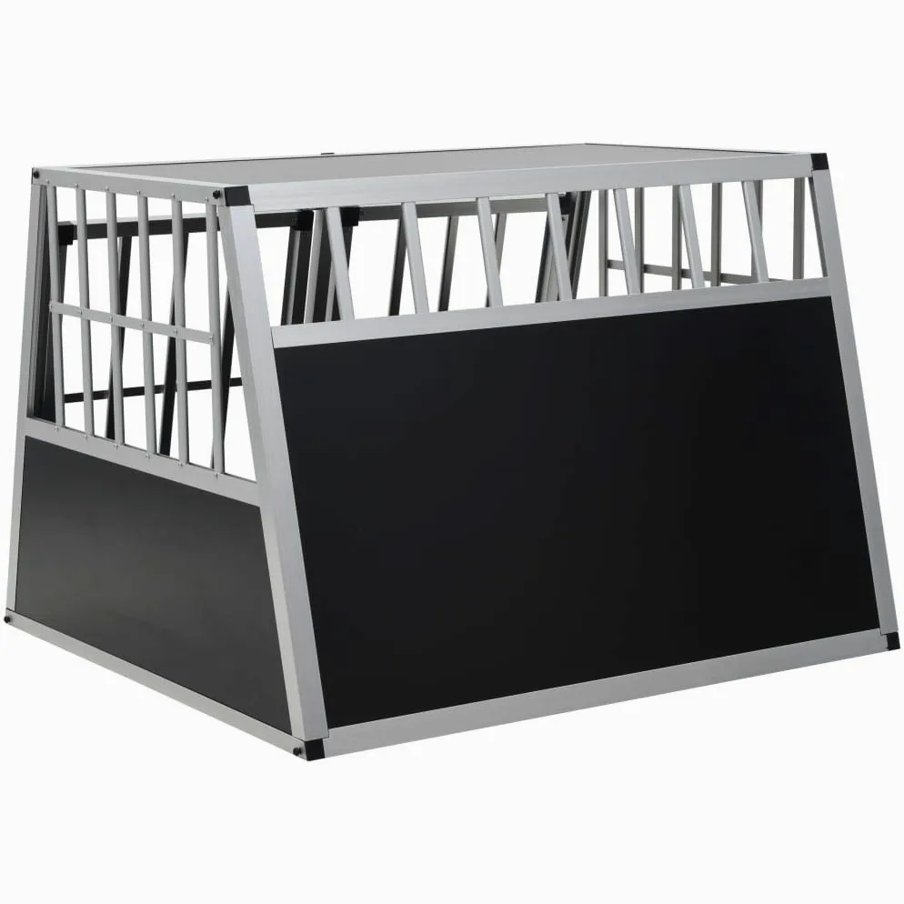Festnight- Trasportino per Cani con Doppia Porta, Contenitori da Trasporto per Cani 94x88x69 cm