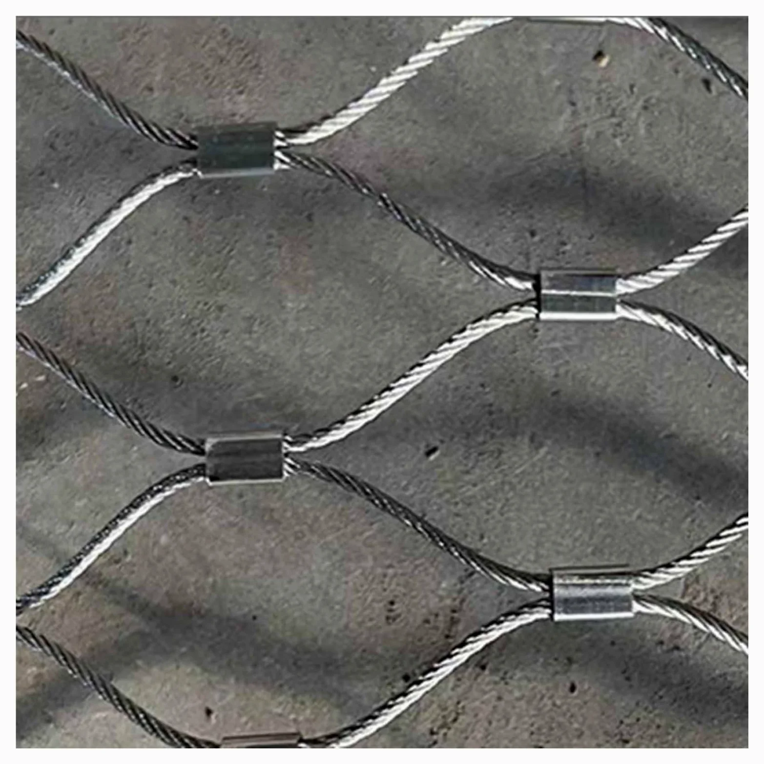 CHENWMZ Rete di Sicurezza in Acciaio Inossidabile 304 per balconi e Piante rampicanti, Recinzione in Rete Metallica da 10 cm/2 mm per Gabbie per Zoo, Recinzione per Scale, Resist