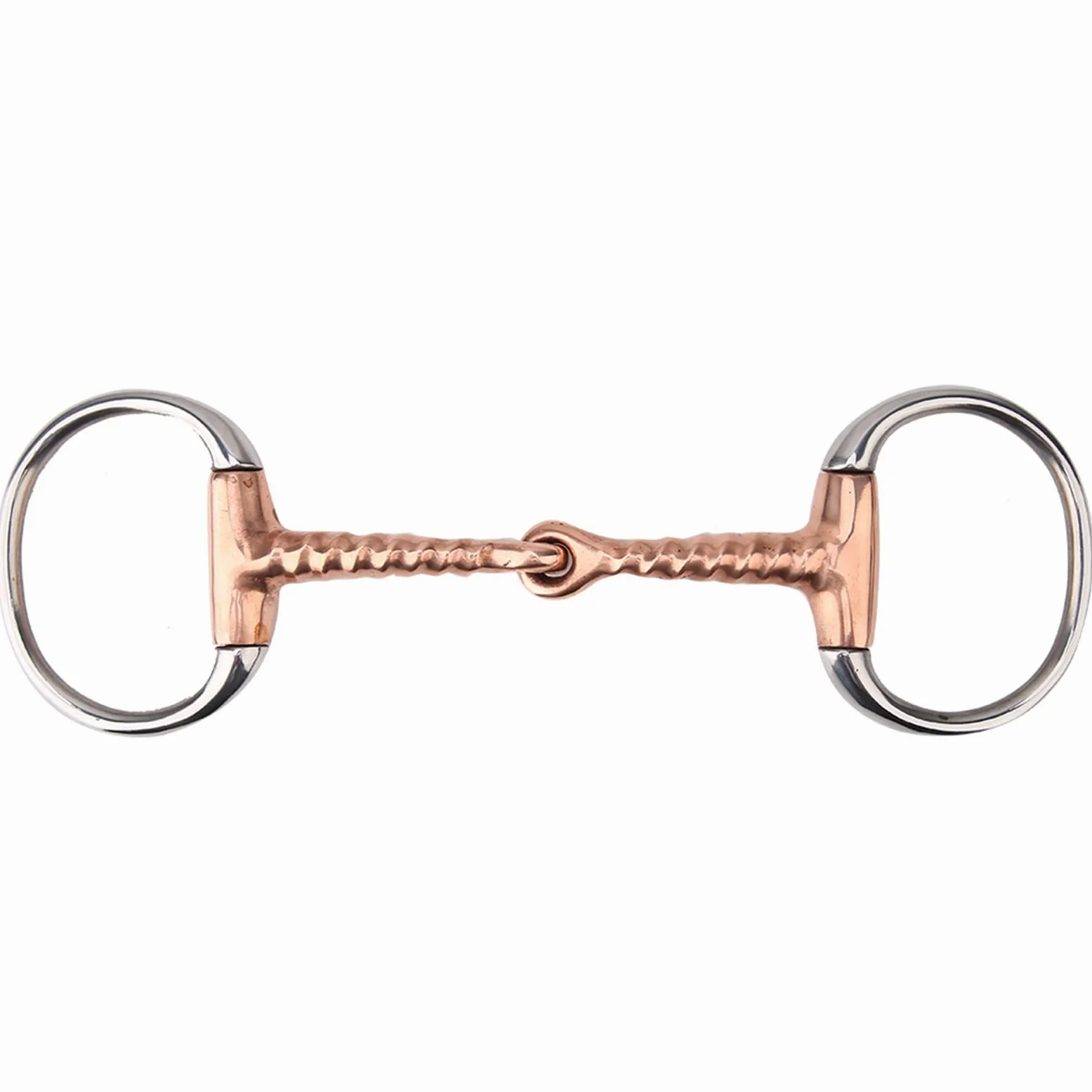 Filetto per Cavalli, Filetto in Acciaio Inossidabile Filetto in Rame Cavatappi Bocca Filetto per Cavallo Morso per Cavallo Forniture per Cavalli da Masticare