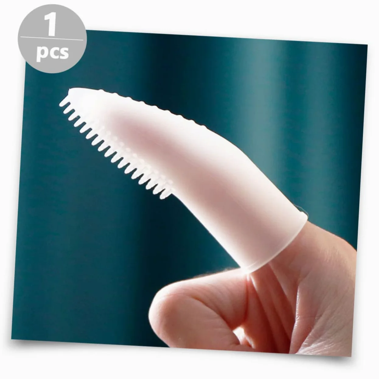 4 Pz spazzolino da denti per la pulizia del cane animale domestico orale strumento per la cura dei denti del cane spazzolino spazzolino da denti da Gel di silice bianca