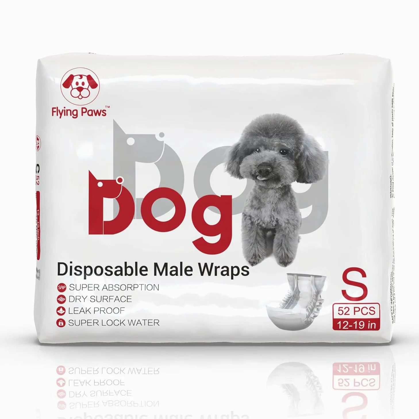 Pannolini usa e getta per cani Involucri maschili - Pannolini morbidi super assorbenti per cani maschi per problemi di marcatura di cani maschi, incontinenza urinaria