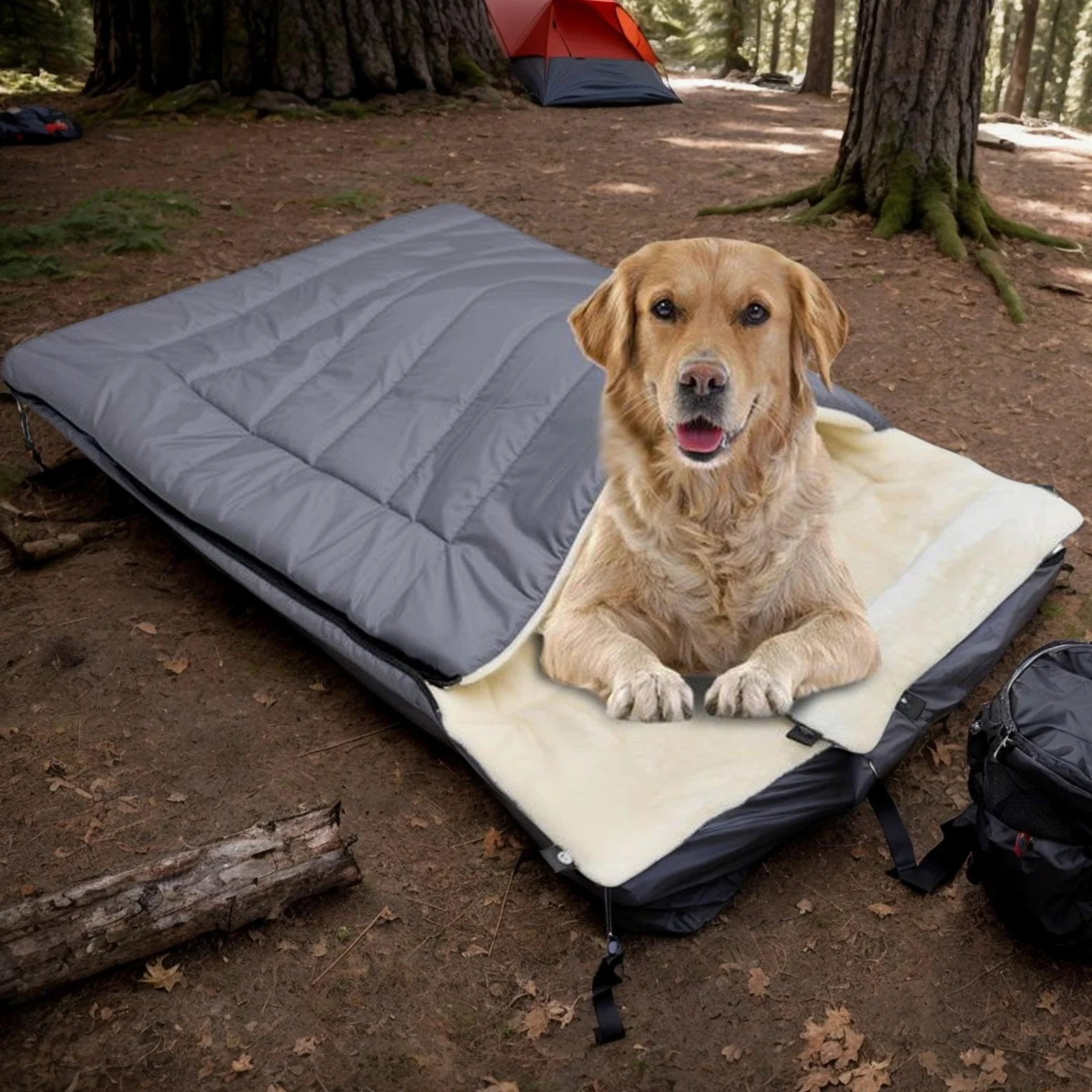 Tappeti per cani per, sacco a pelo per cani Tappetino da per cani con | per cuccioli Warm Waterproof per il campeggio per escursioni in zaino in dorsale esterno interno