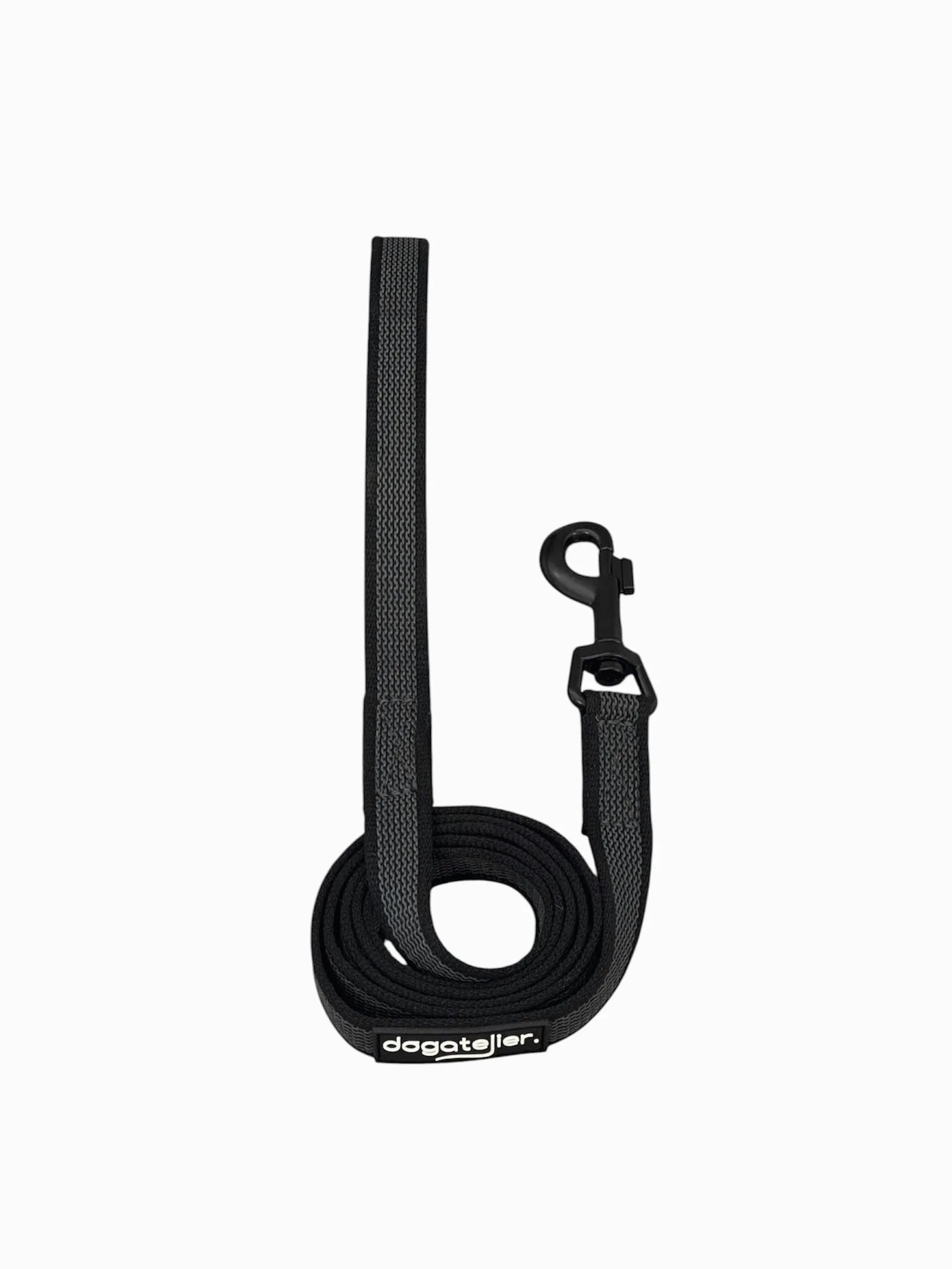 Guinzaglio gommato antiscivolo Dog Atelier (Nero)