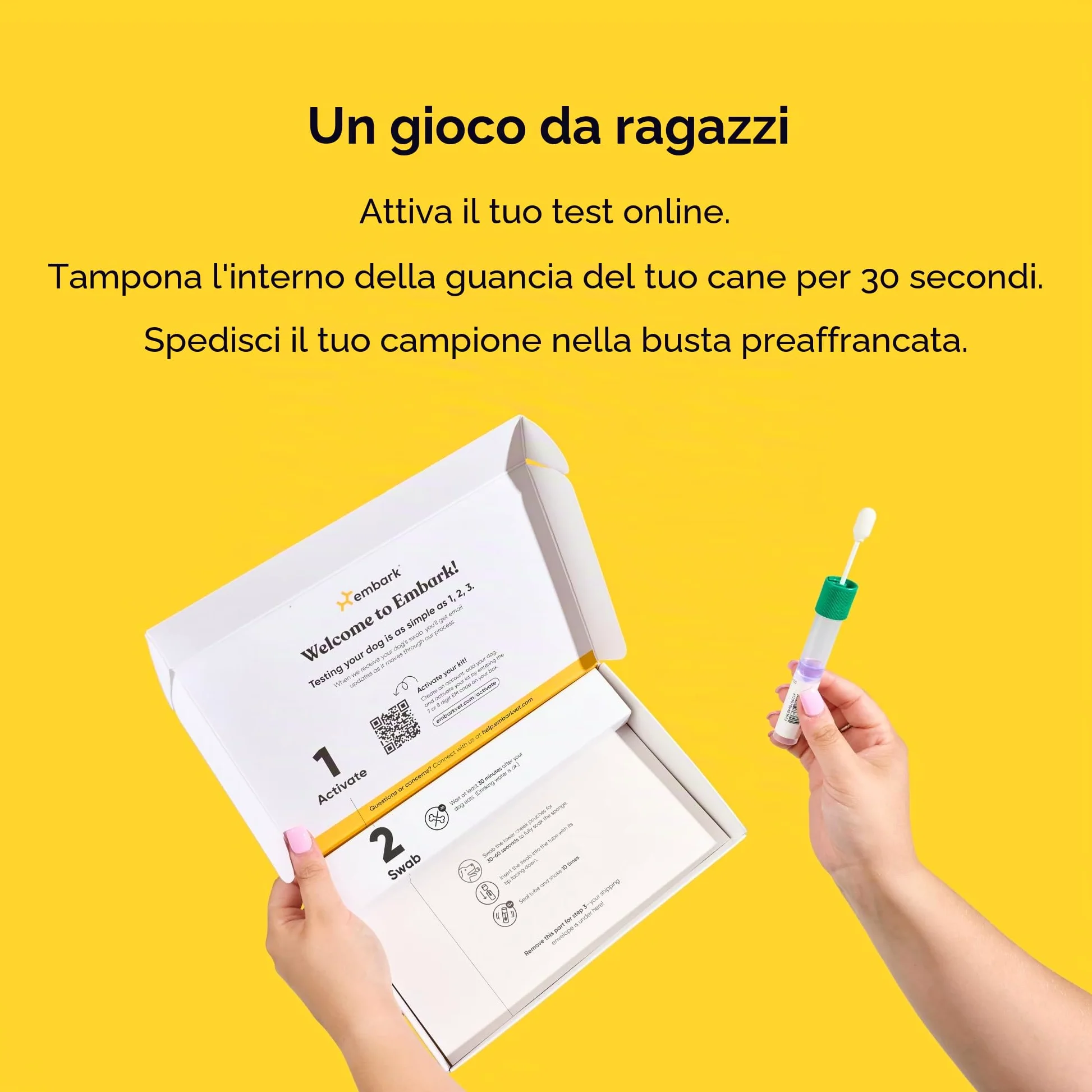 Embark - Test del DNA per cane, kit di identificazione della razza