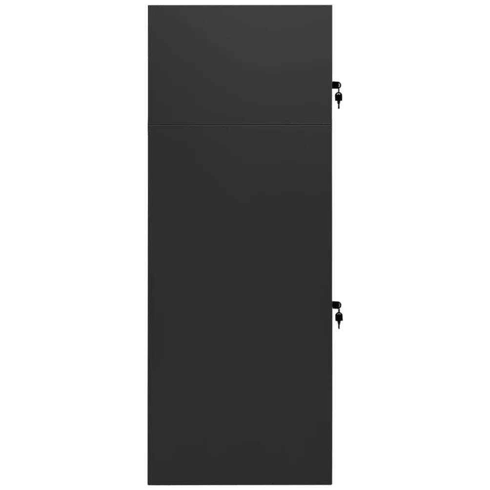 Generico Armadietto per Sella Antracite 53x53x140 cm in Acciaio,Antracite,27.44kg,339602