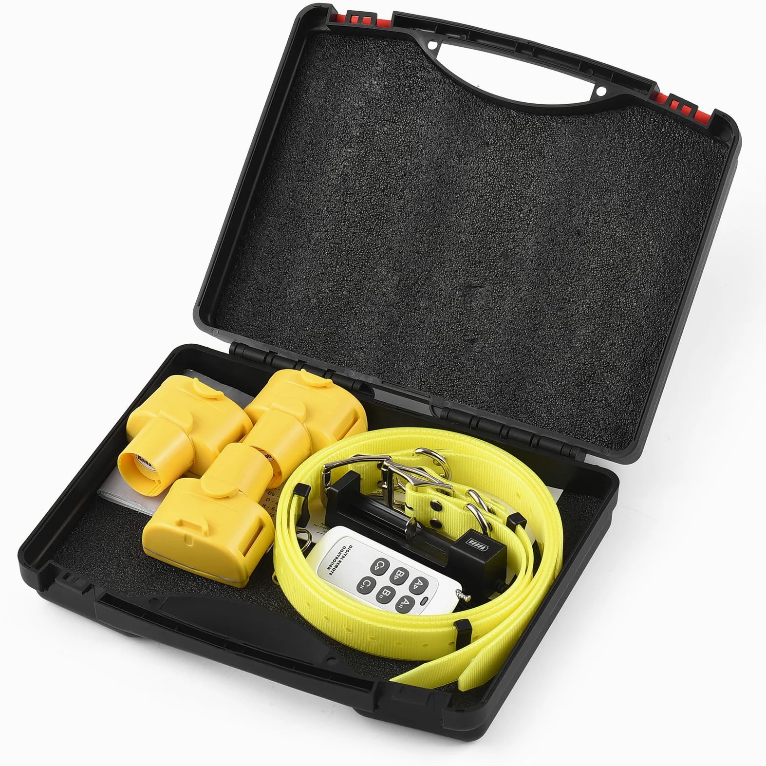 Collare da Addestramento per Cani con Telecomando Advanced Beeper Chien 8 modalità Audio Controllo 1000 M per Cani di Taglia Grande, Materiale PU