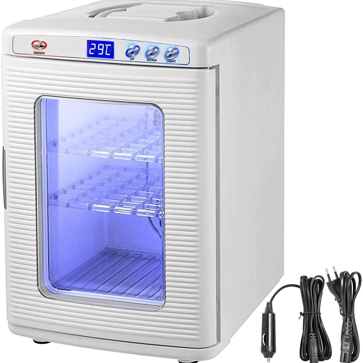 Incubatrice for rettili, incubatrice Animali Domestici da 25 Litri, Uova di Raffreddamento e Riscaldamento 5-60 ° C, Laboratorio scientifico Dig