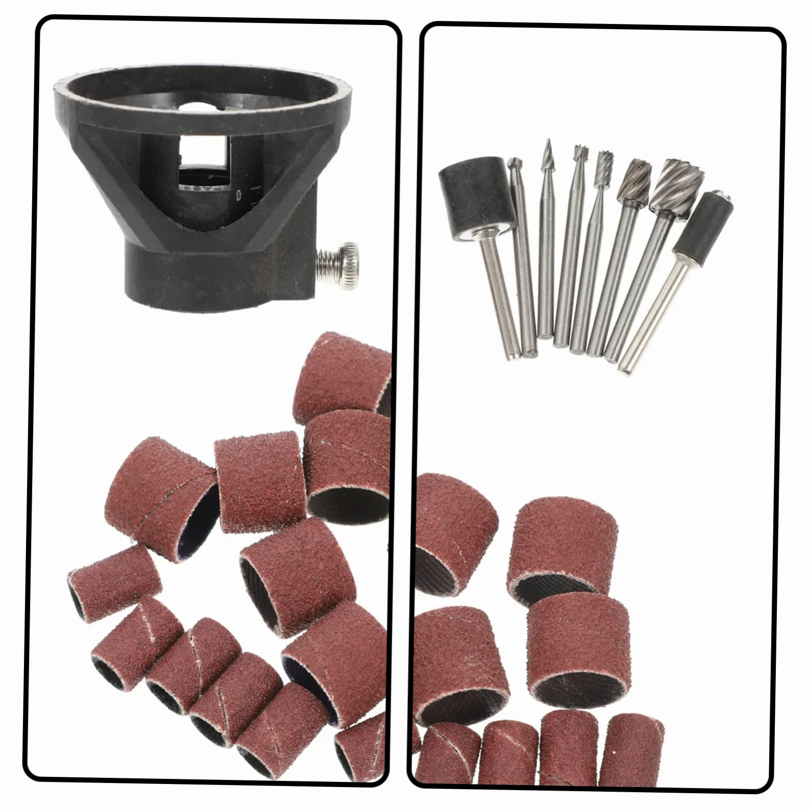 YARNOW 4 Set Cerchio per Lucidare Le Unghie Kit Smalto per Unghie per Animali Domestici Lucida Unghie per Gatti Strumenti per Unghie del Negozio di Animali Zampe di Cane Tela Abrasiva