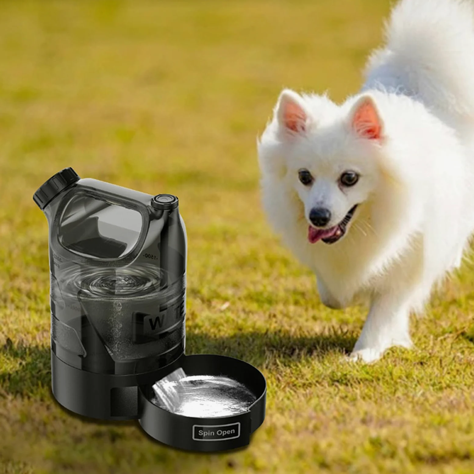 Borraccia Portatile per Cani e Cuccioli Dispenser per Bere con Capienza | Bottiglia D'acqua Per Cane Grande Capienza Per Viaggi, Escursioni, Spiaggia, Attività All'aperto