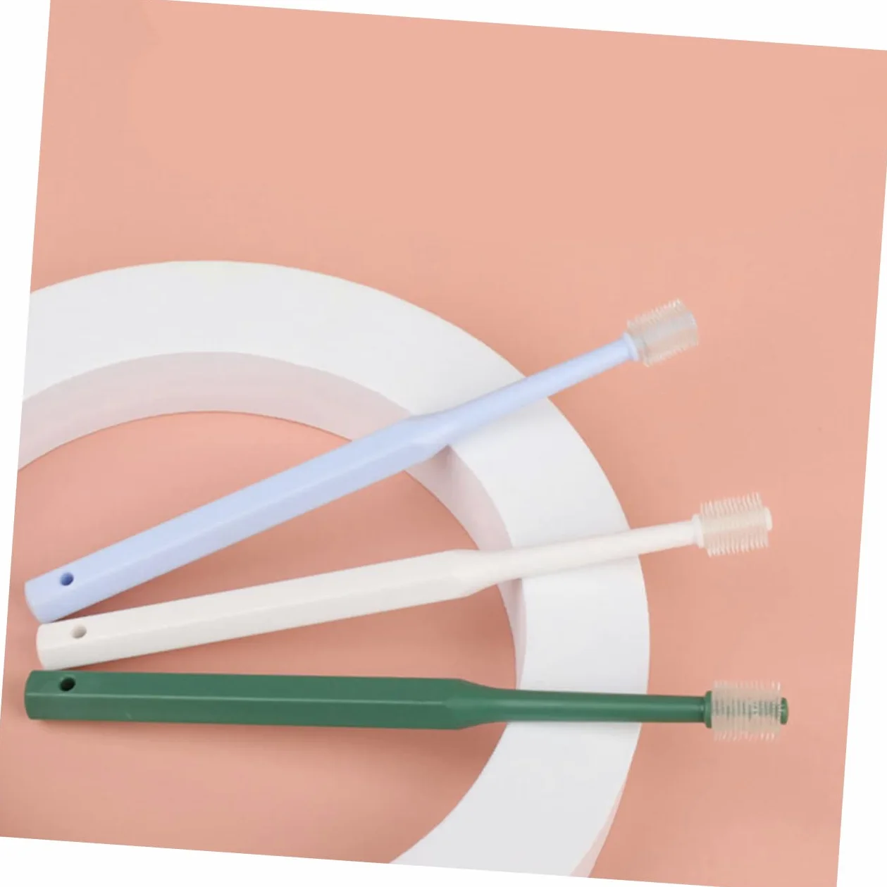 YARNOW 2 Set Di Spazzolino Da Denti A Doppia Faccia Spazzolino Da Denti Per Animali Domestici Per Gattini E Cuccioli Design Portatile E Confortevole 4 Pezzi * 2