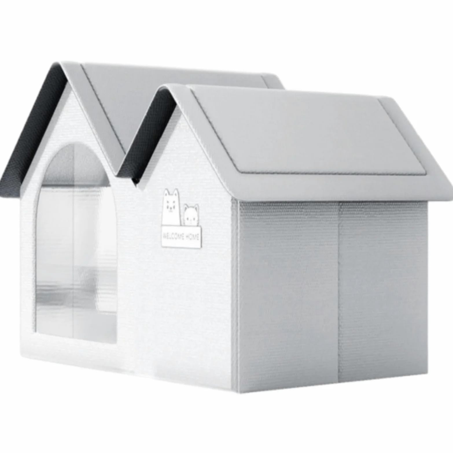 Cuccia Refrigerante per Cani | Casetta Refrigerante per Gatti, 10 Confezioni di Ghiaccio Incluse, Impermeabile e di Grandi Dimensioni, Cuccia per cani e gatti da esterno (Doppio superiore, XL)