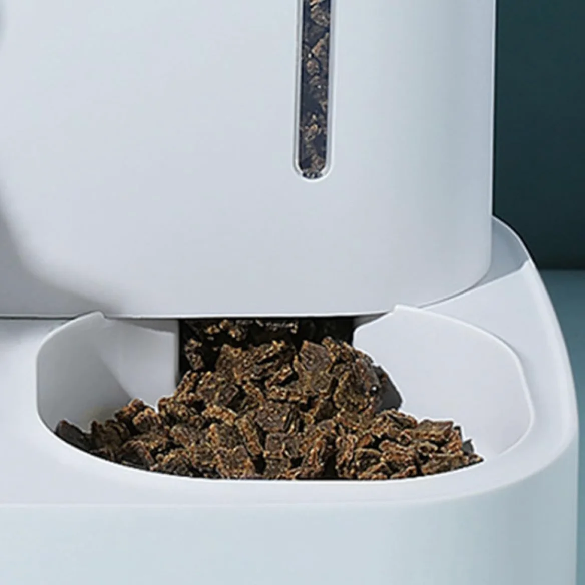 Distributore Automatico Cibo e Acqua Staccabile per Animali Domestici, Alimentazione e Abbeveraggio a Gravità Abs e Pet, 3l + 0,85l Colore Casuale per Cani e Pet
