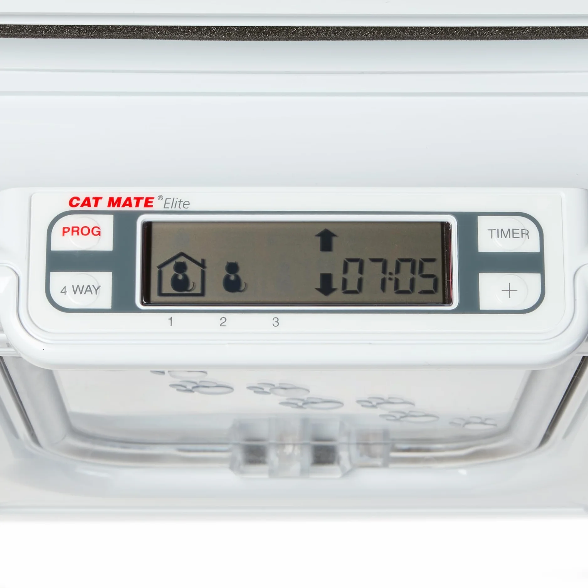 Cat Mate Elite Microchip Cat Flap with Digital Timer & LCD Display