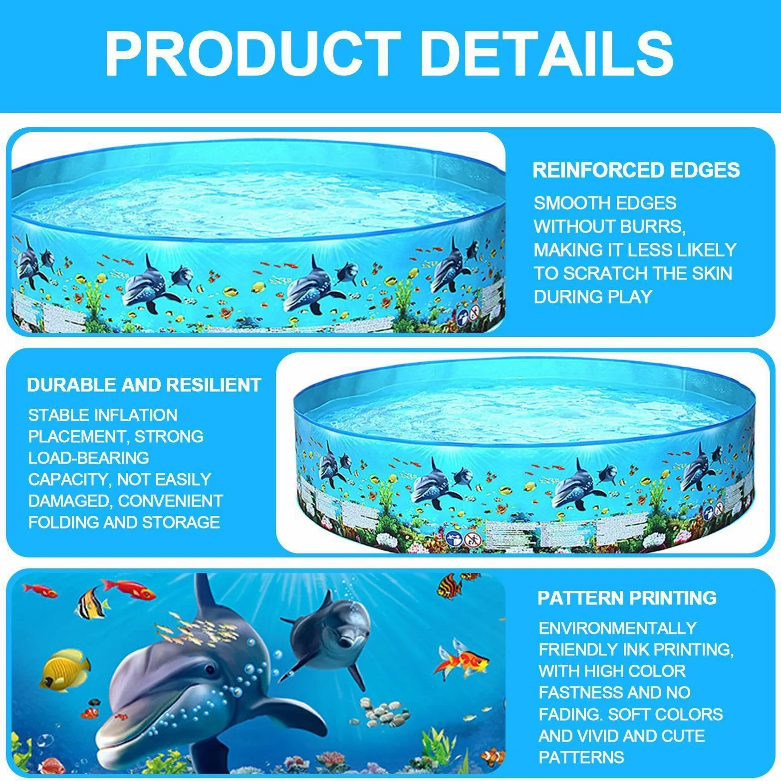 Piscina Rigida E Pieghevole Bacino Da Bagno All'aperto Non Gonfiabile | Piscina Di Acqua Per Animali Adulti Estate Giardino Giardino Posteriore Giardino Prato E Terrazza