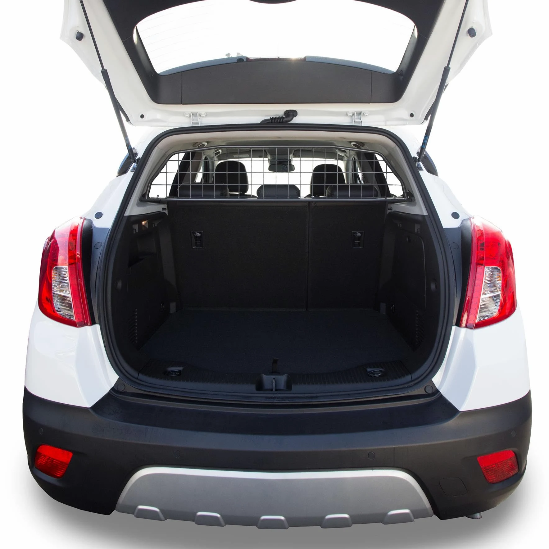 Travall Guard Griglia di Protezione Compatibili con Opel Mokka & Mokka X (2012-2019) Chevrolet Trax (2013-Corrente) TDG1345 – Griglia Divisoria Specifica in Acciaio Dolce