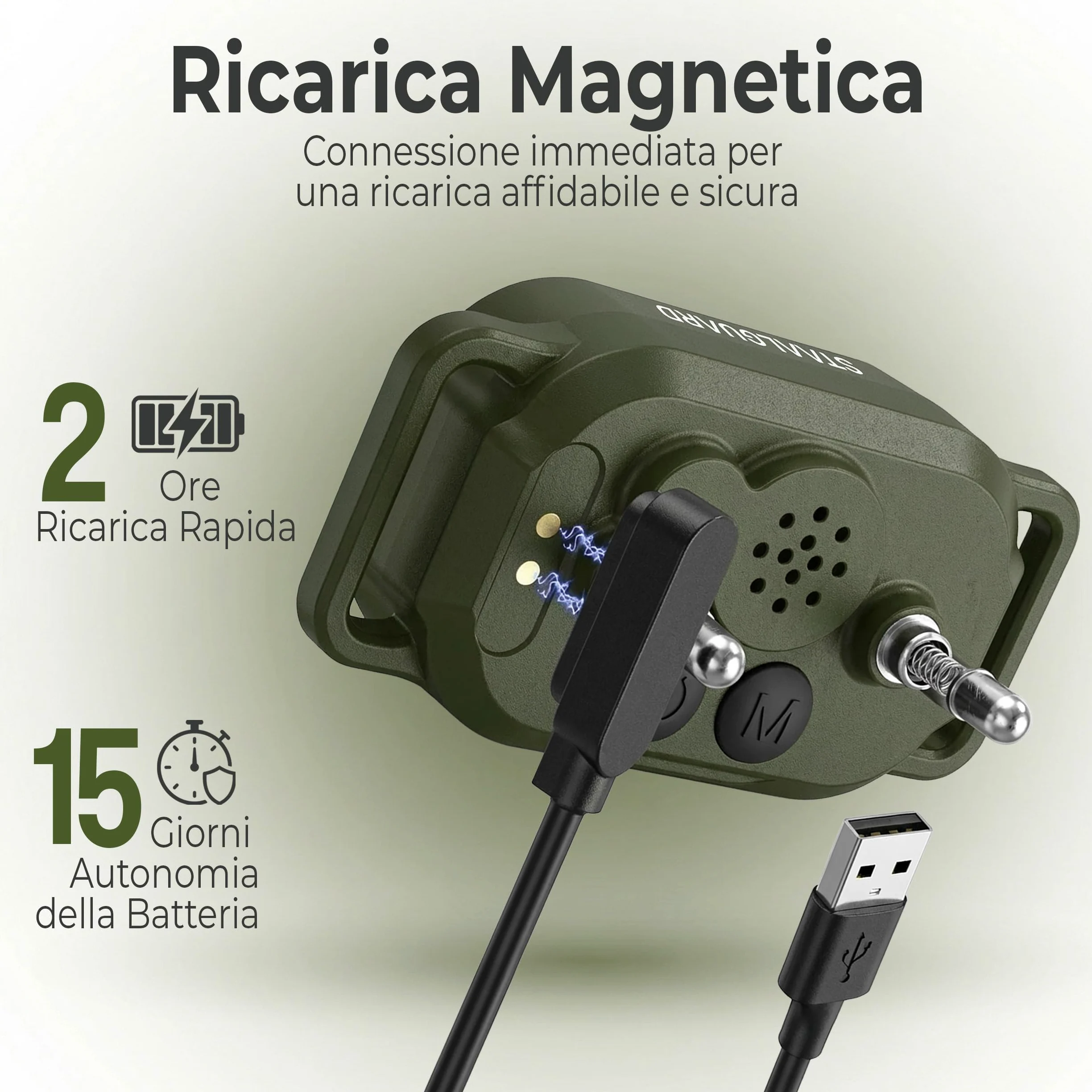 2-in-1 Collare Antiabbaio per Cani e Collare di Addestramento con Telecomando – Automatico e Manuale – Modalità Sonora e Vibrazione Progressiva – Impermeabile IP67