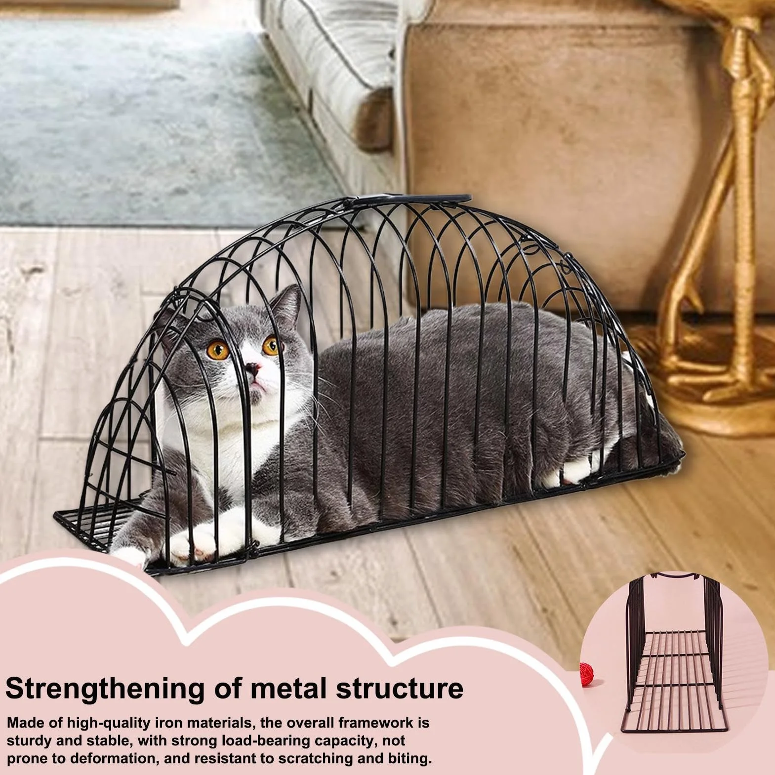 Gabbie per gatti da interni, gabbia per la toelettatura e il bagno del gatto, strumento in rete per lavare animali domestici, toelettatura, viaggi, auto, casa, cuccioli, gattini interni