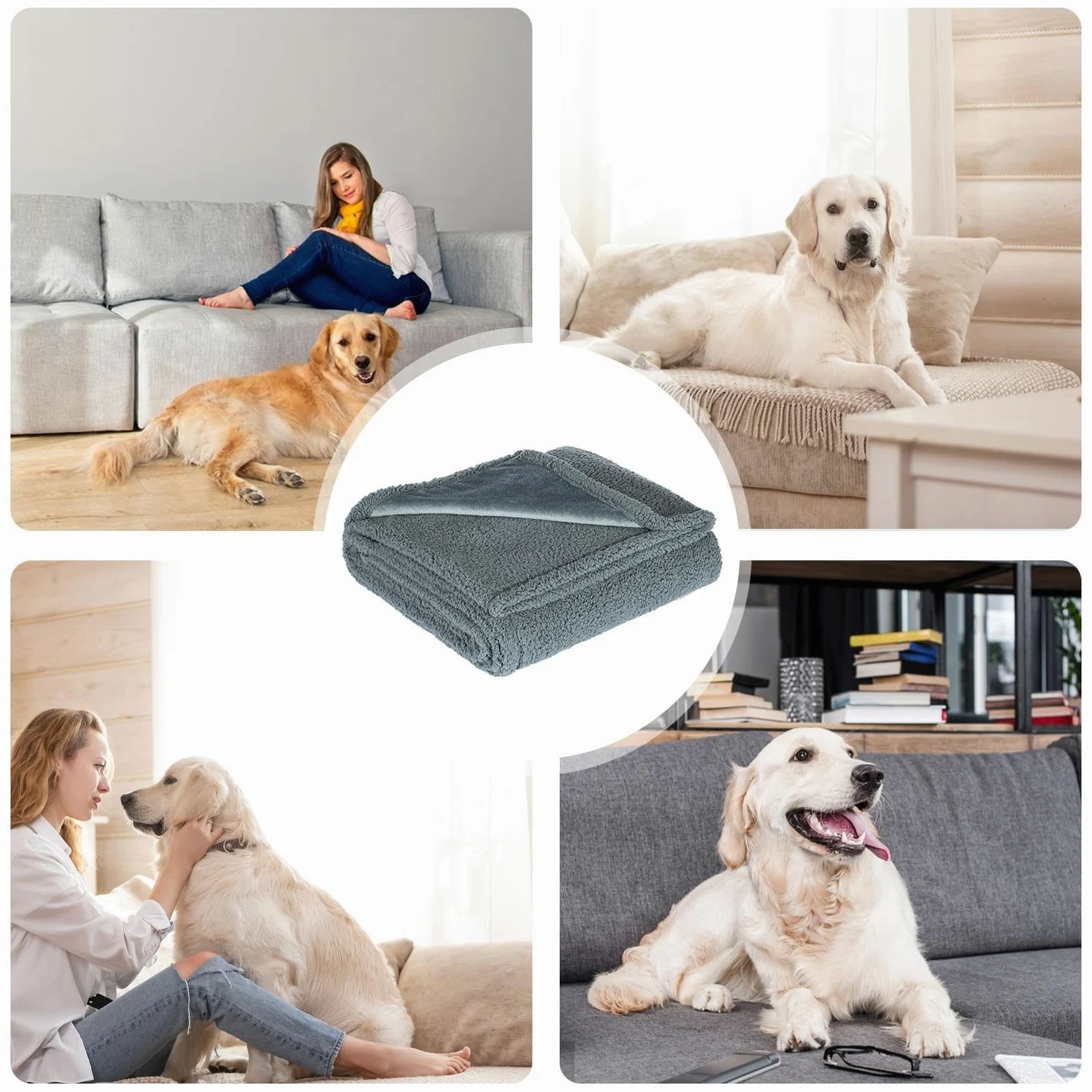 Coperta calda per cuccioli, in flanella di cotone, coperta per animali domestici, coperta termica multifunzionale per animali domestici, cani, gatti, coperta per casa, all'aperto | domestici, coperta termica multifunzionale per animali domestici, cani, ga