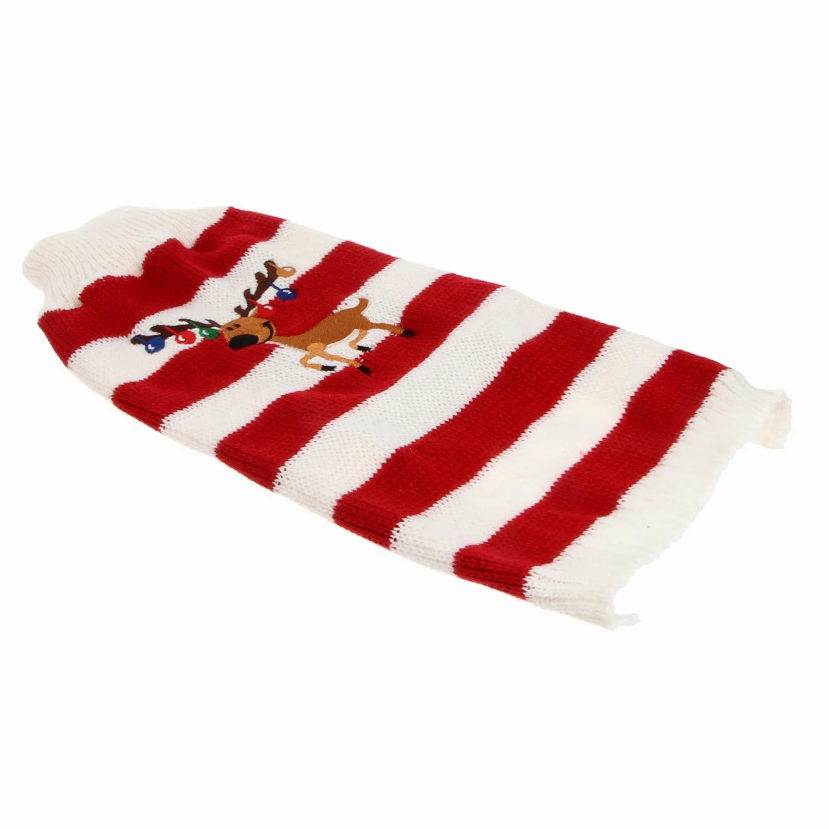 Mipcase 3 Pz Maglione per Cani Christmas Sweater Pullover Natalizio Maglioncini Cane Maglioni Cane Vestiti per Cani di Piccola Taglia Vestito Natalizio da Gatto Costumi per Cani Rosso