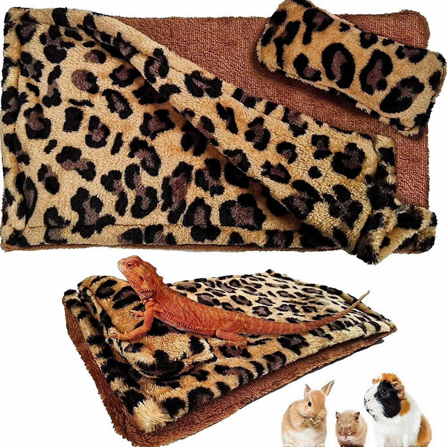 Sacco a pelo rettile per terrario sacco a pelo con barba federa sacco a pelo per letto di drago barbuto con coperta di cuscino