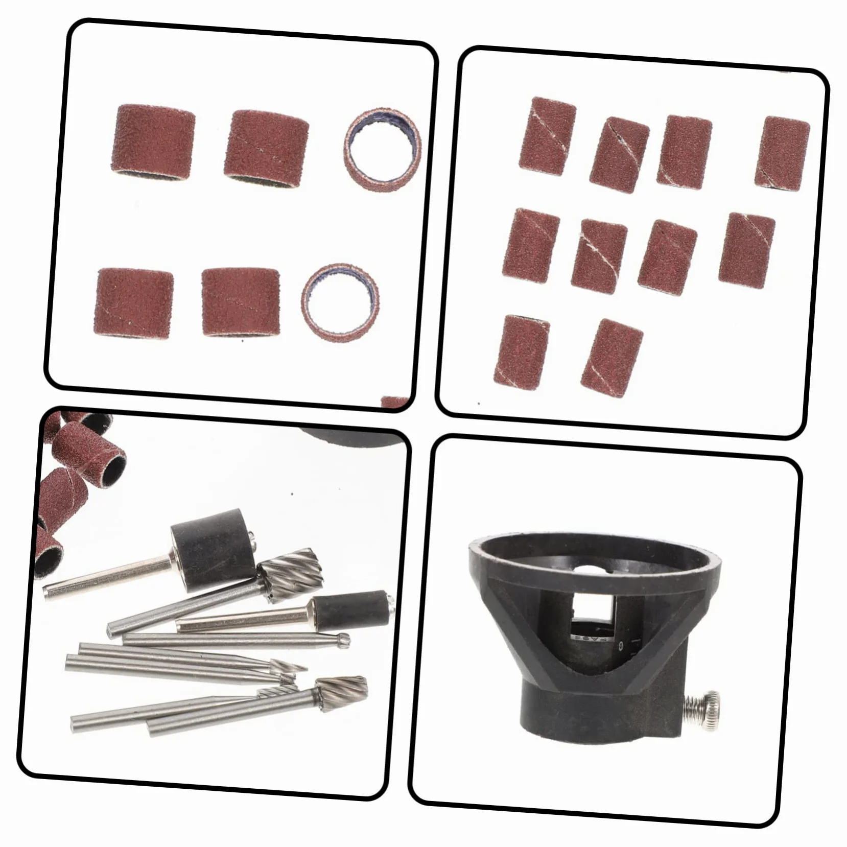 YARNOW 4 Set Cerchio per Lucidare Le Unghie Kit Smalto per Unghie per Animali Domestici Lucida Unghie per Gatti Strumenti per Unghie del Negozio di Animali Zampe di Cane Tela Abrasiva