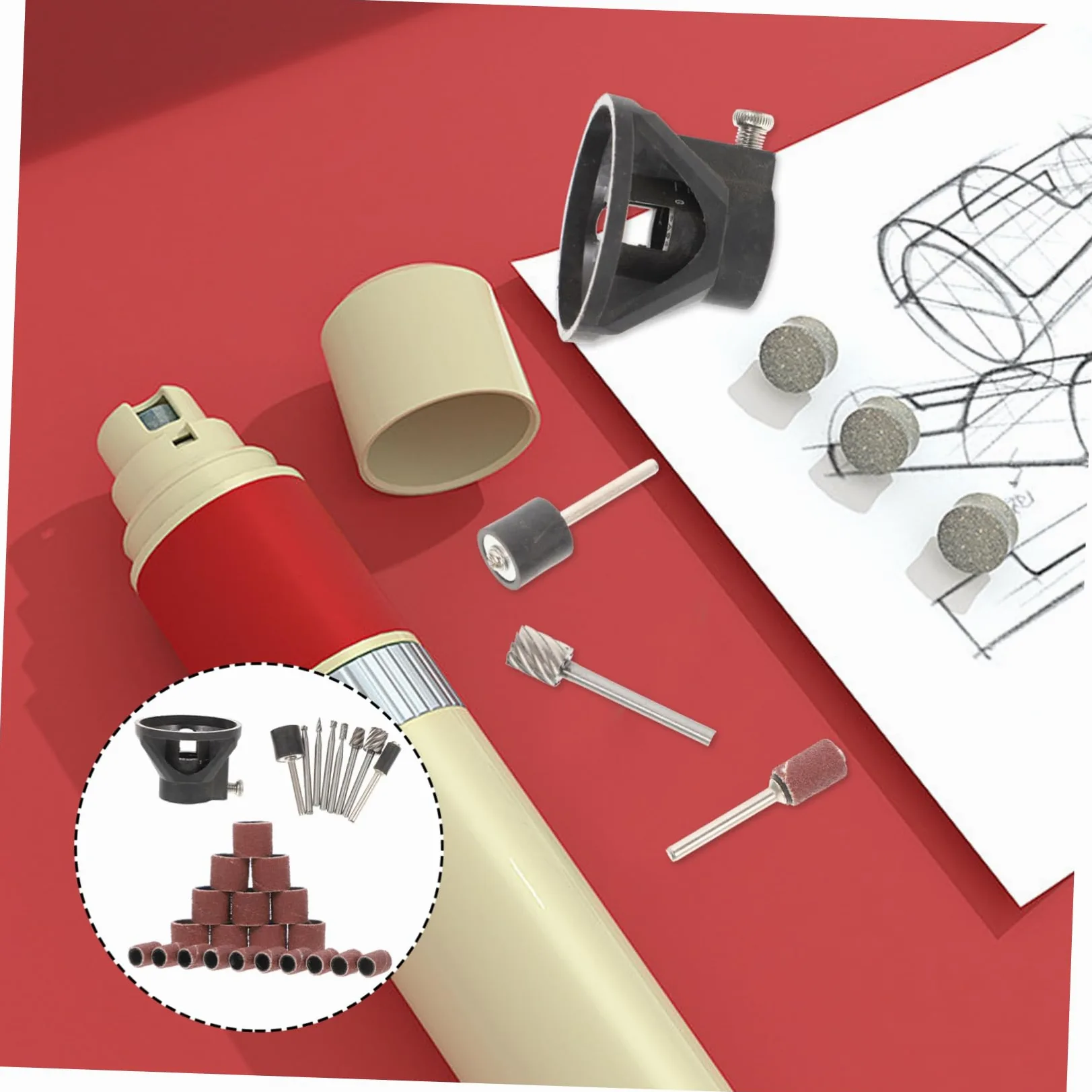 YARNOW 4 Set Cerchio per Lucidare Le Unghie Kit Smalto per Unghie per Animali Domestici Lucida Unghie per Gatti Strumenti per Unghie del Negozio di Animali Zampe di Cane Tela Abrasiva