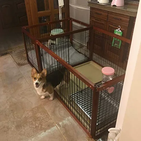 Vasino per addestramento del cane – Lettiera in acciaio inox con vassoio per uso interno/esterno, tappetino per addestramento cuccioli facile da pulire