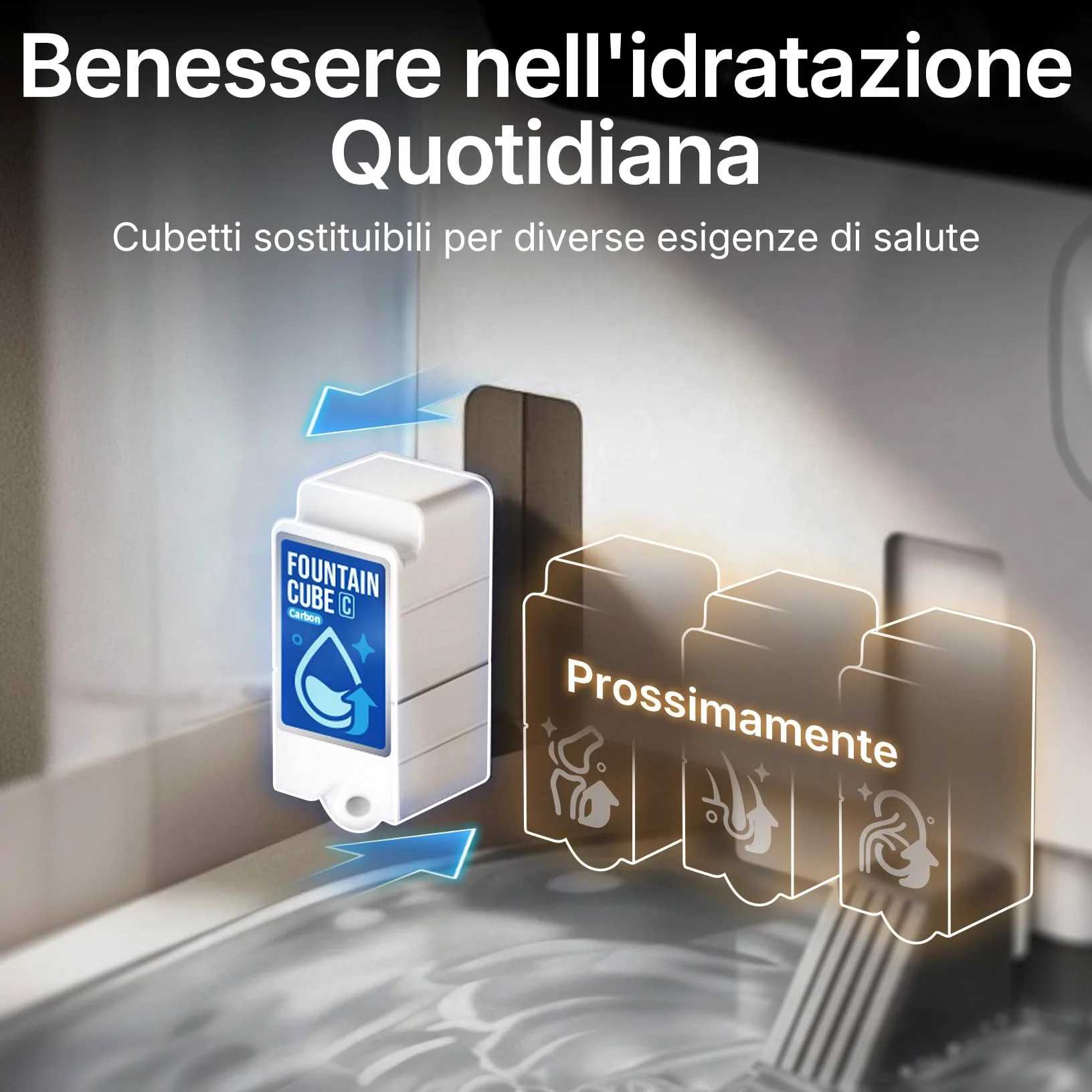 PETKIT EVERSWEET ULTRA Fontanella Intelligente per Gatti 5L, Riconoscimento AI, Controllo App, Ultra Silenziosa 26dB, Separazione Acqua Pulita/Sporca, Vassoio Acciaio Inox, Lavabile in Lavastoviglie