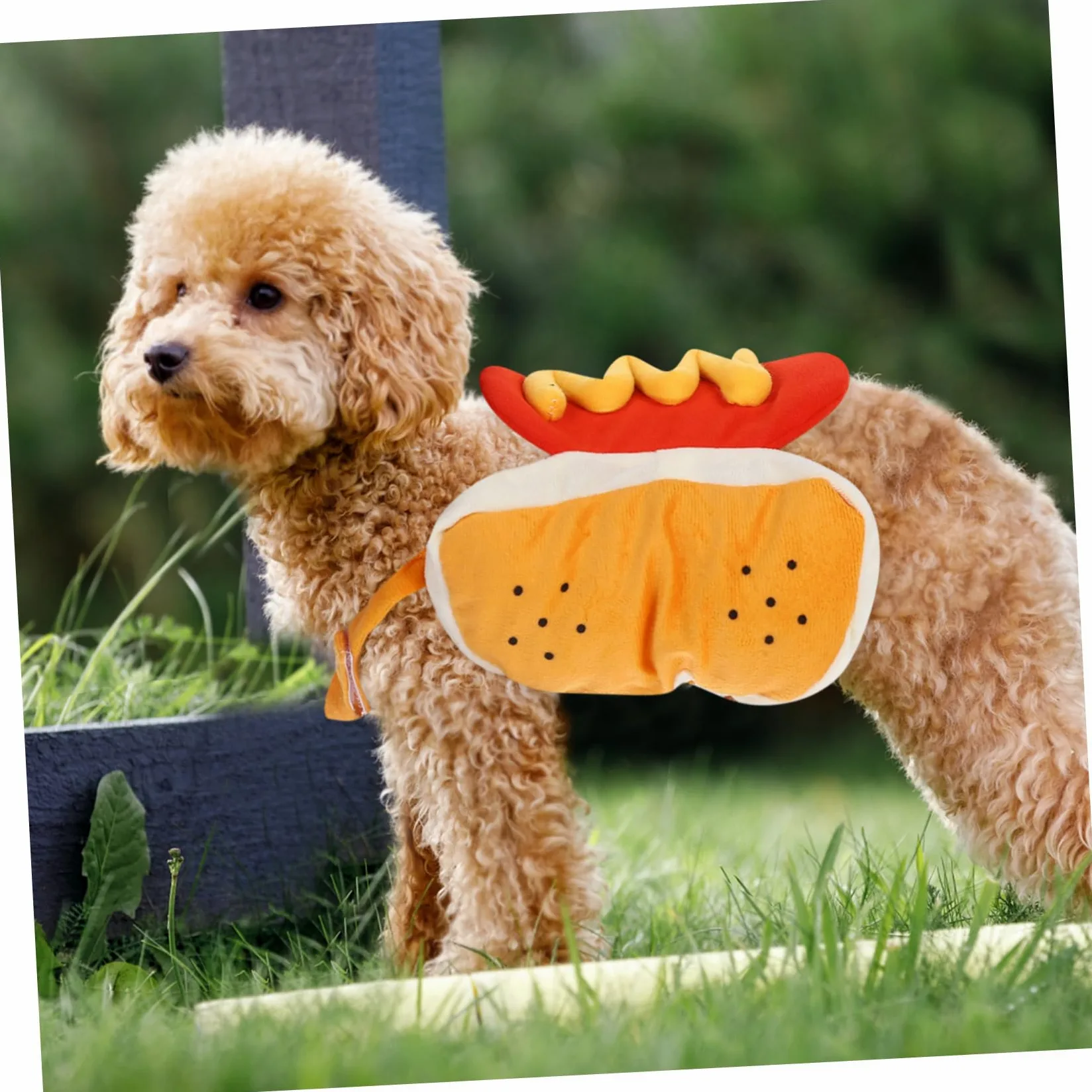 YARNOW 3 Pz Cappotto Per Cani Vestiti Per Animali Domestici Di Natale Costume Da Cosplay Per Cani Da Festival Vestiti Cosplay Per Animali Da Compagnia Costume Da Cane Hamburger Zucca