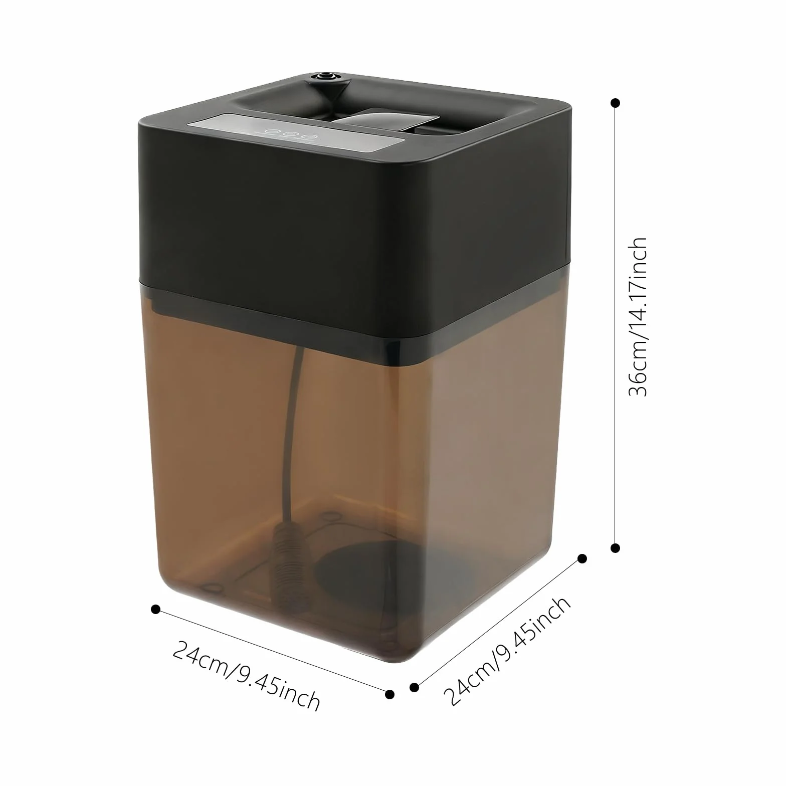 Impianto di irrigazione terrario, nebulizzatore terrario con 4 ugelli, serbatoio acqua da 12 l, 5 – 60 secondi, umidificatore a 360° per rettili anfibi piante