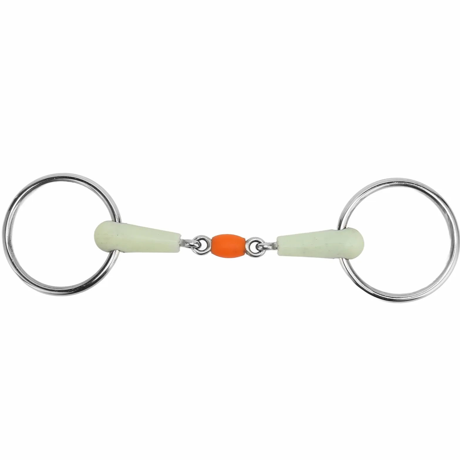 Filetto Ad Anello per Tutti Gli Usi, Filetto a Bocca di Cavallo in Acciaio Inossidabile con Sapore di Mela, Filetto a Bocca Larga, Filetto Ad Anello Sciolto a Doppio Giunto