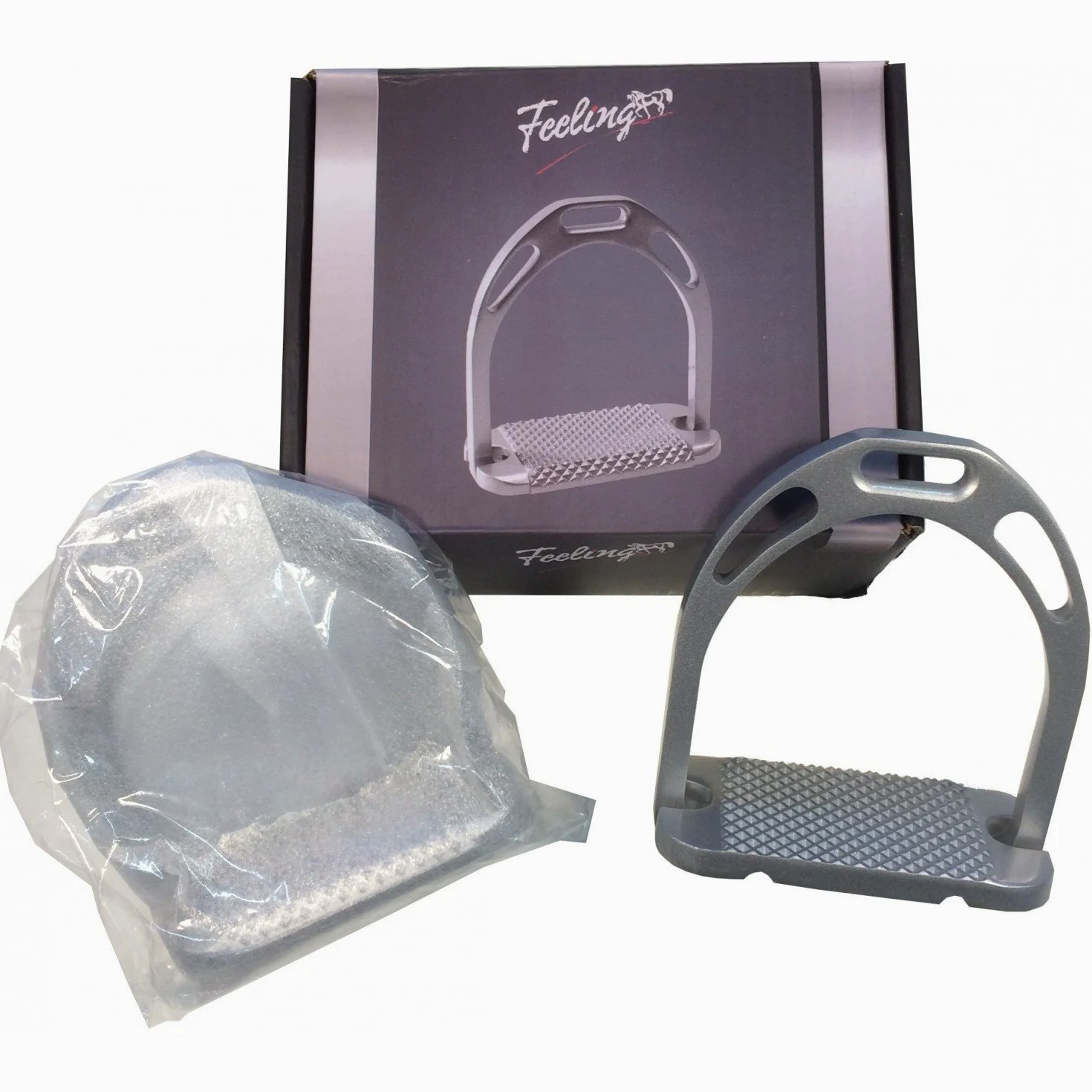 Feeling 201265125 PRO - Staffa in Alluminio, 12,5 cm, Colore: Argento