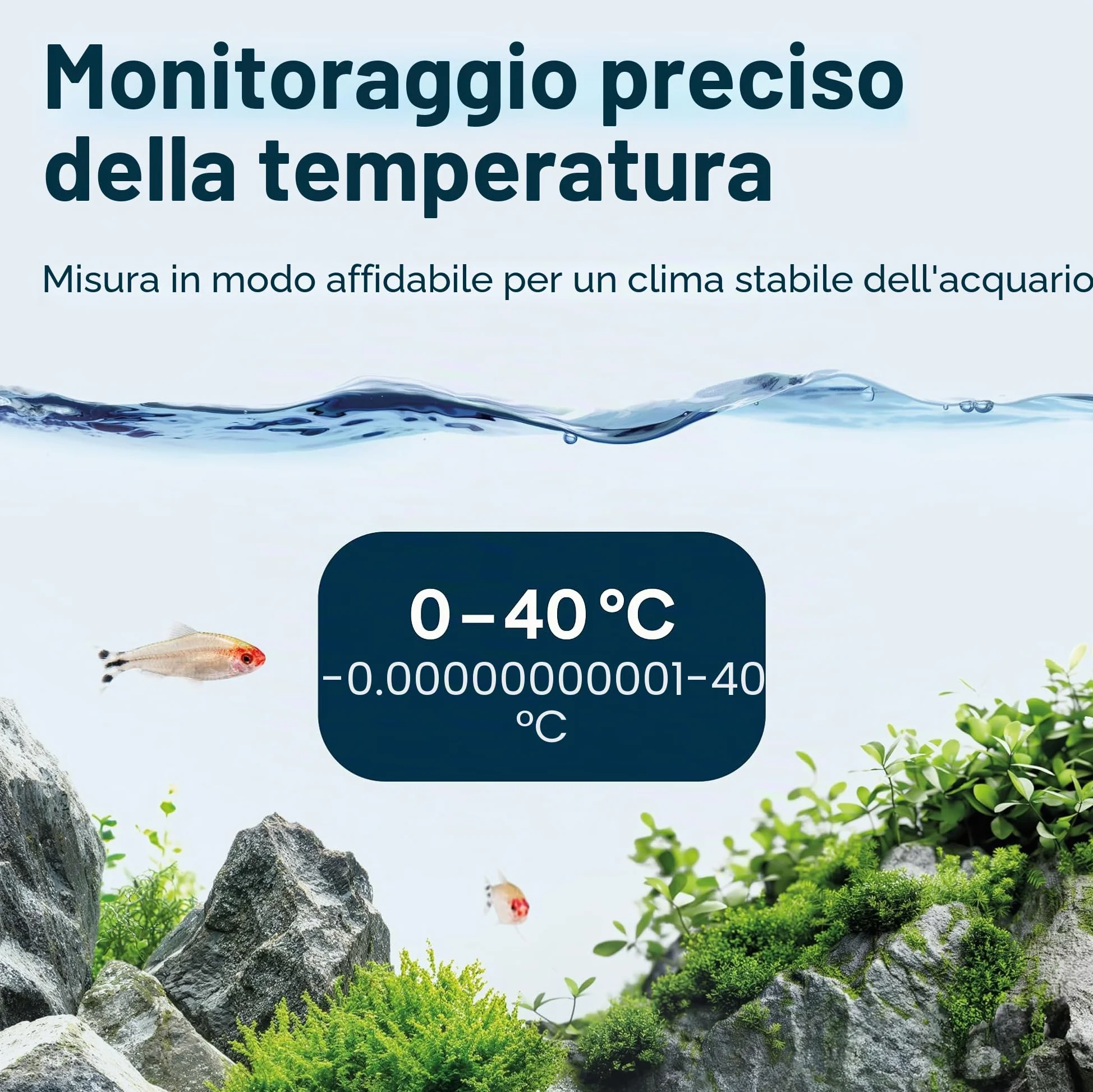 JUWEL Aquarium - Termometro digitale 4.0 – adatto per tutti gli acquari