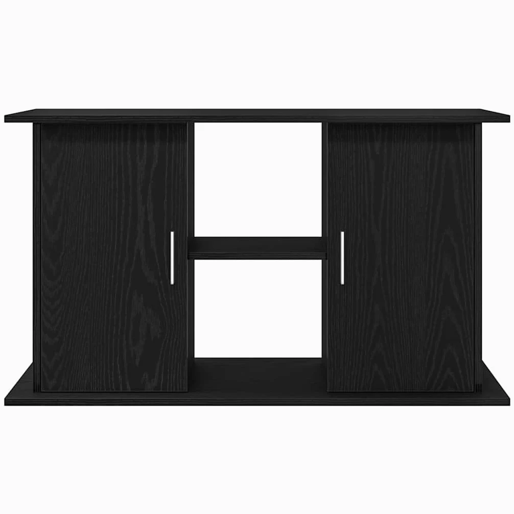 vidaXL Supporto Acquario 101x41x58 cm Legno Multistrato Rovere Nero, Mobile per Acquario, unità per Acquario, mensola per Acquario, Base per Acquario