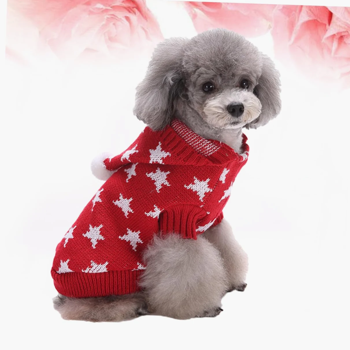 HMJGDHX 3 Pezzi Caldo Costume per Cani Vestiti per Cuccioli di Natale Cappotto Invernale per Cani Maglione per Animali Domestici di Natale Abiti per Cuccioli Tuta Vestiti per Cani di Piccola Taglia